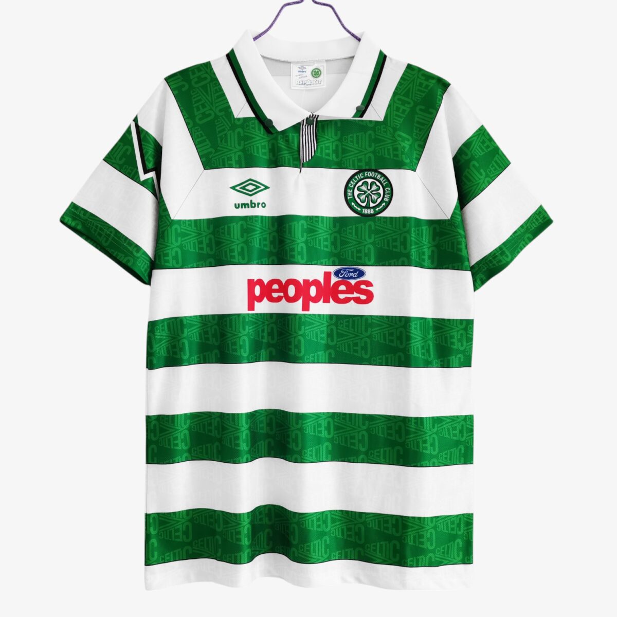 Celtic Glasgow Home Retro Jersey 1991/92