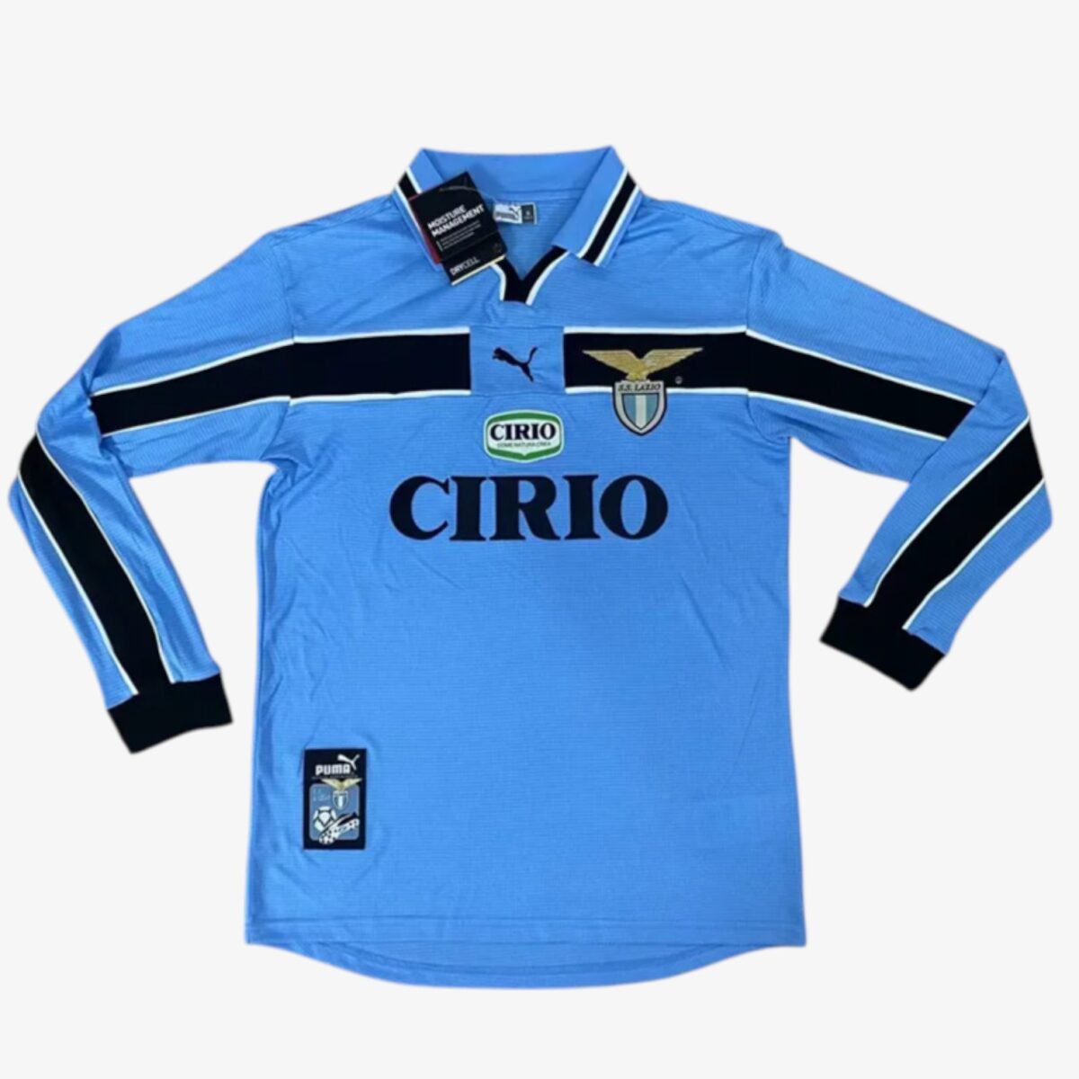 Retro S.S. Lazio Home  Long Sleeve  Jersey 1998/00