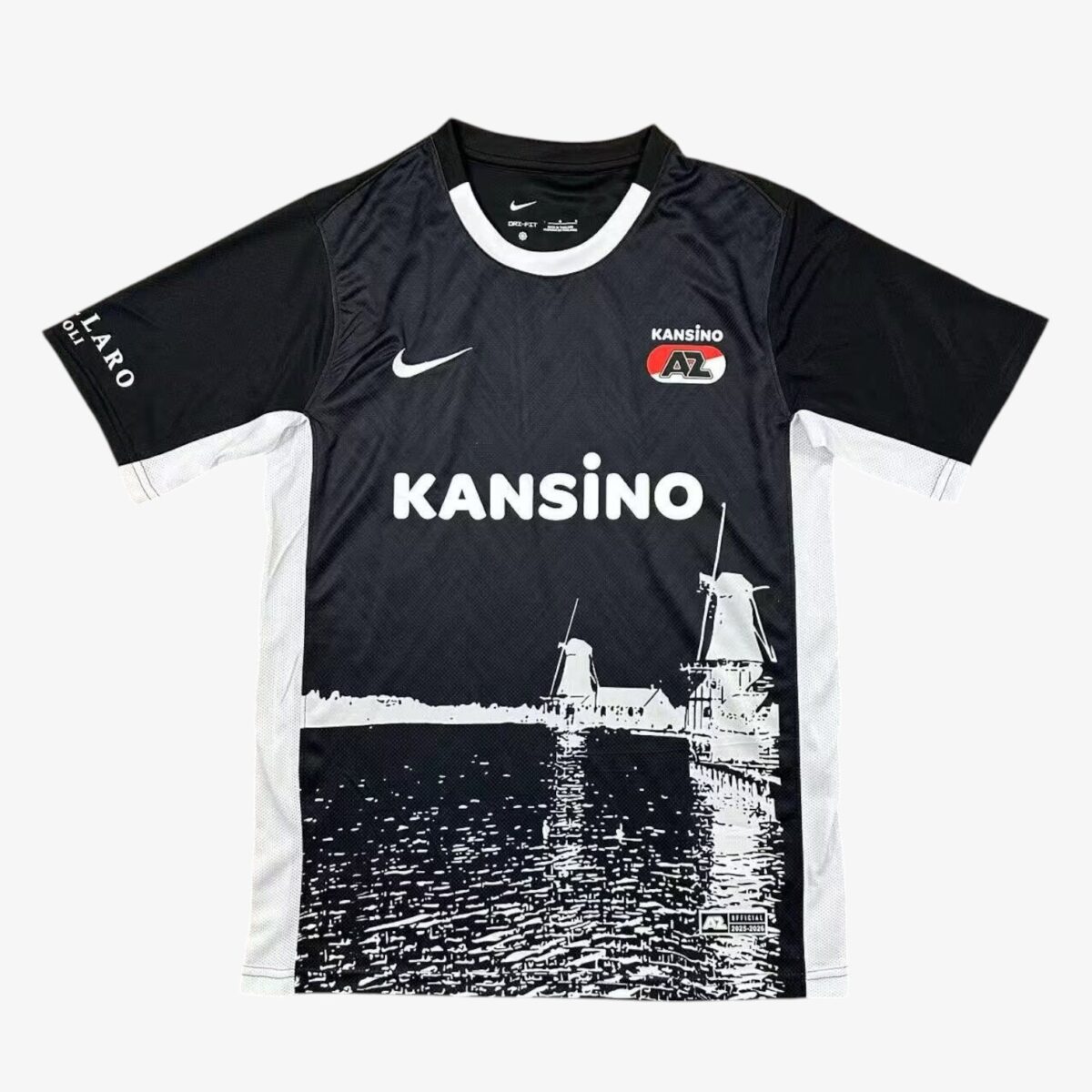 AZ Alkmaar Black Home Jersey 2025/26
