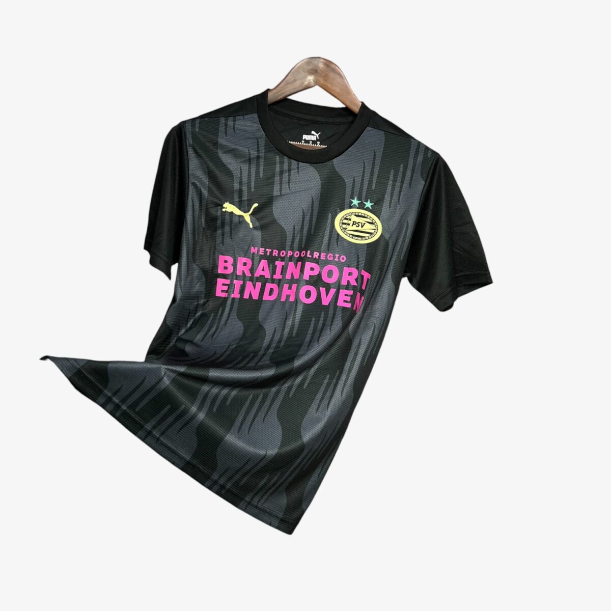PSV Eindhoven Black Pre Match Jersey 2024/25 - Image 3