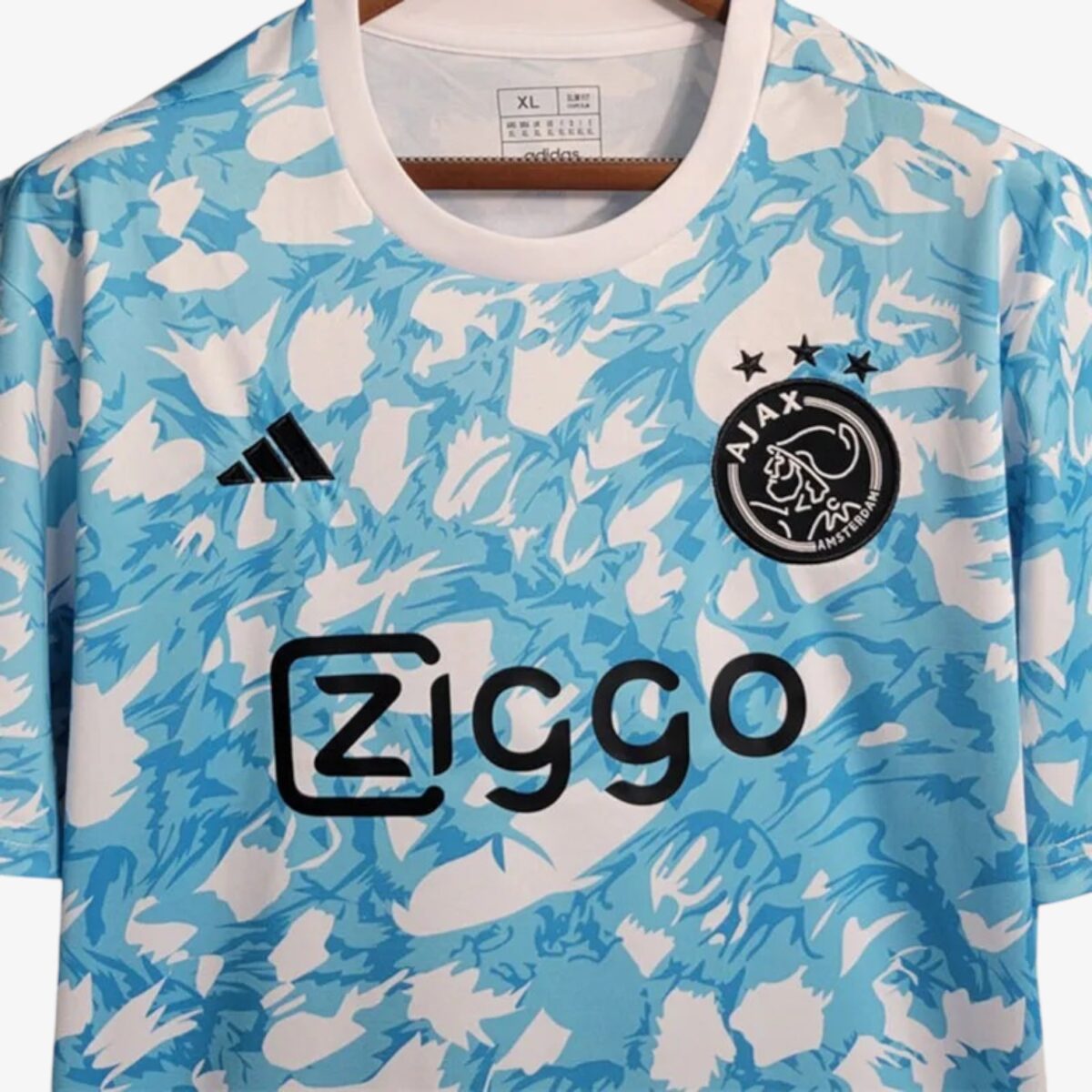 Ajax Amsterdam Blue Training Shirts 2023 - Image 3