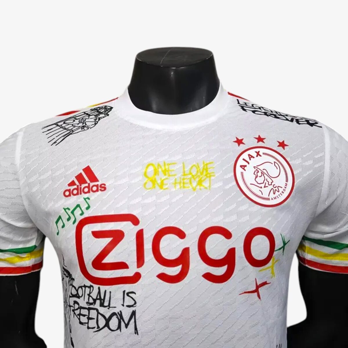 Ajax Amsterdam Graffiti Edition White Training Jersey2025/26 - Image 3