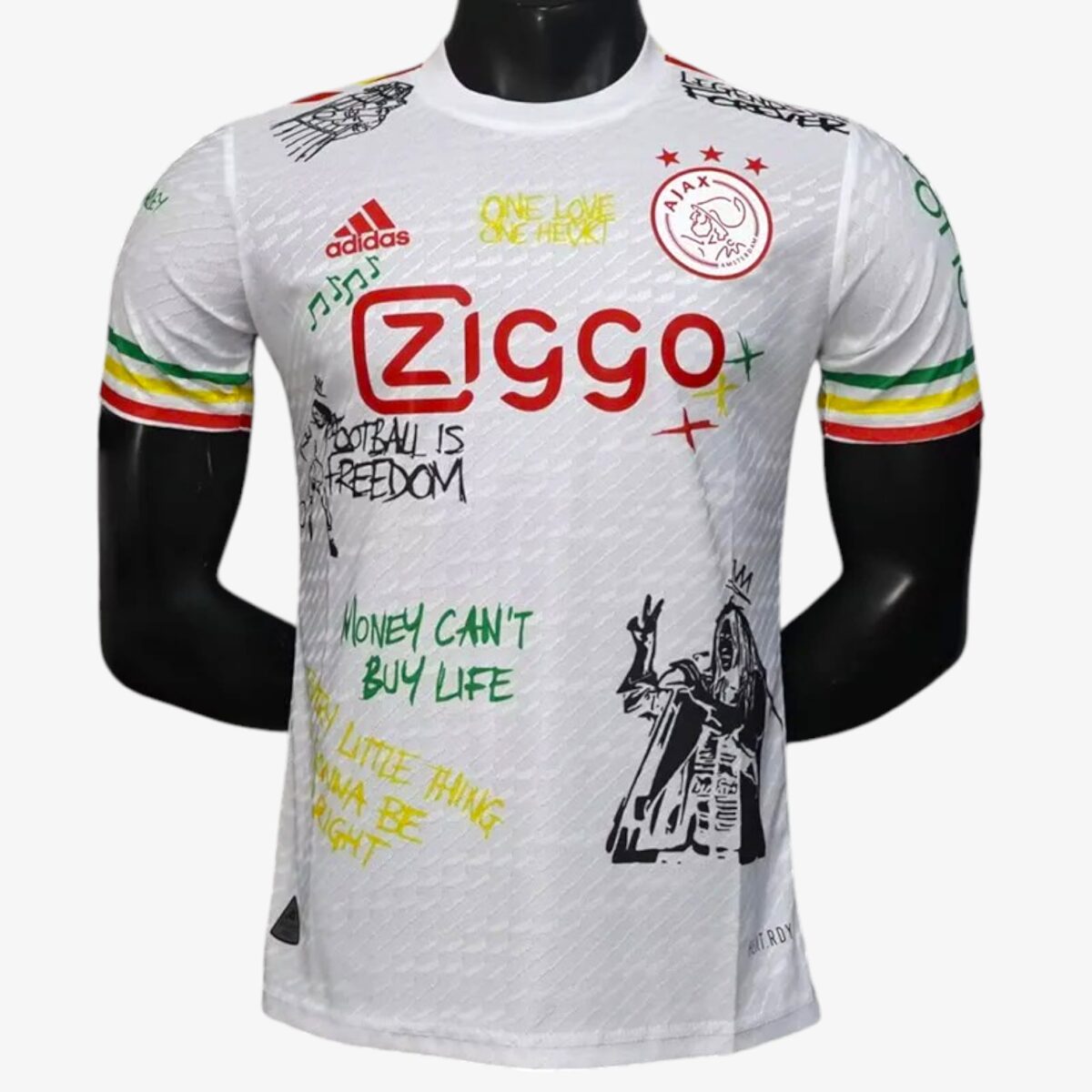 Ajax Amsterdam Graffiti Edition White Training Jersey2025/26