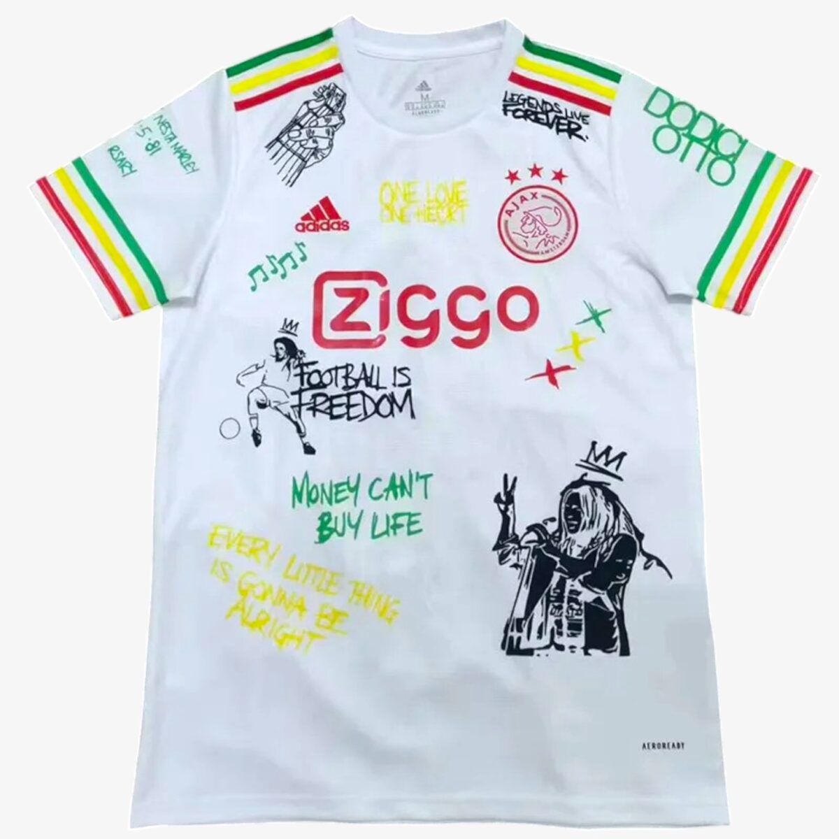 Ajax Amsterdam Graffiti Edition WhiteJersey 2025/26