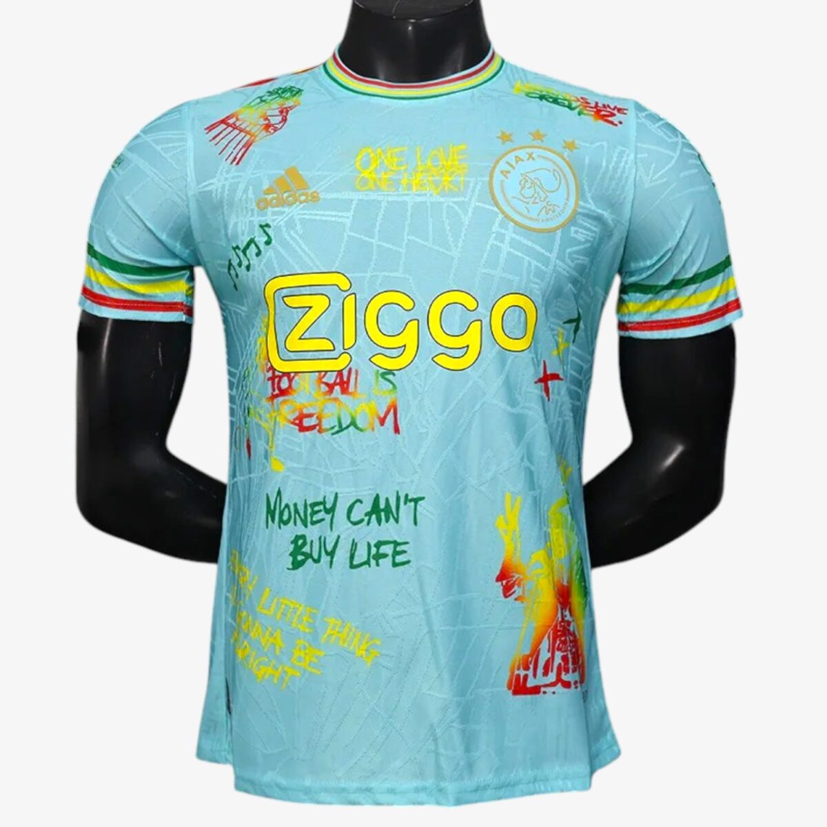 Ajax Amsterdam Graffiti Light Blue Training Jersey 2025/26