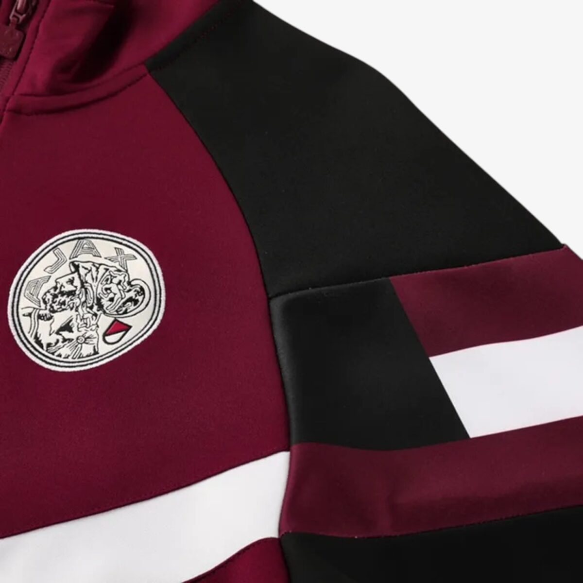 Ajax Amsterdam Maroon Jacket Tracksuit 2025/26 - Image 3