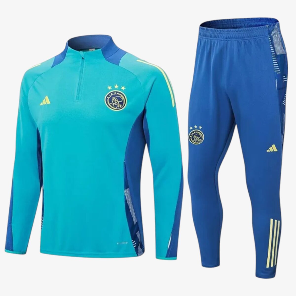 Ajax Amsterdam Sky Blue Half Pull Tracksuit 2024/25