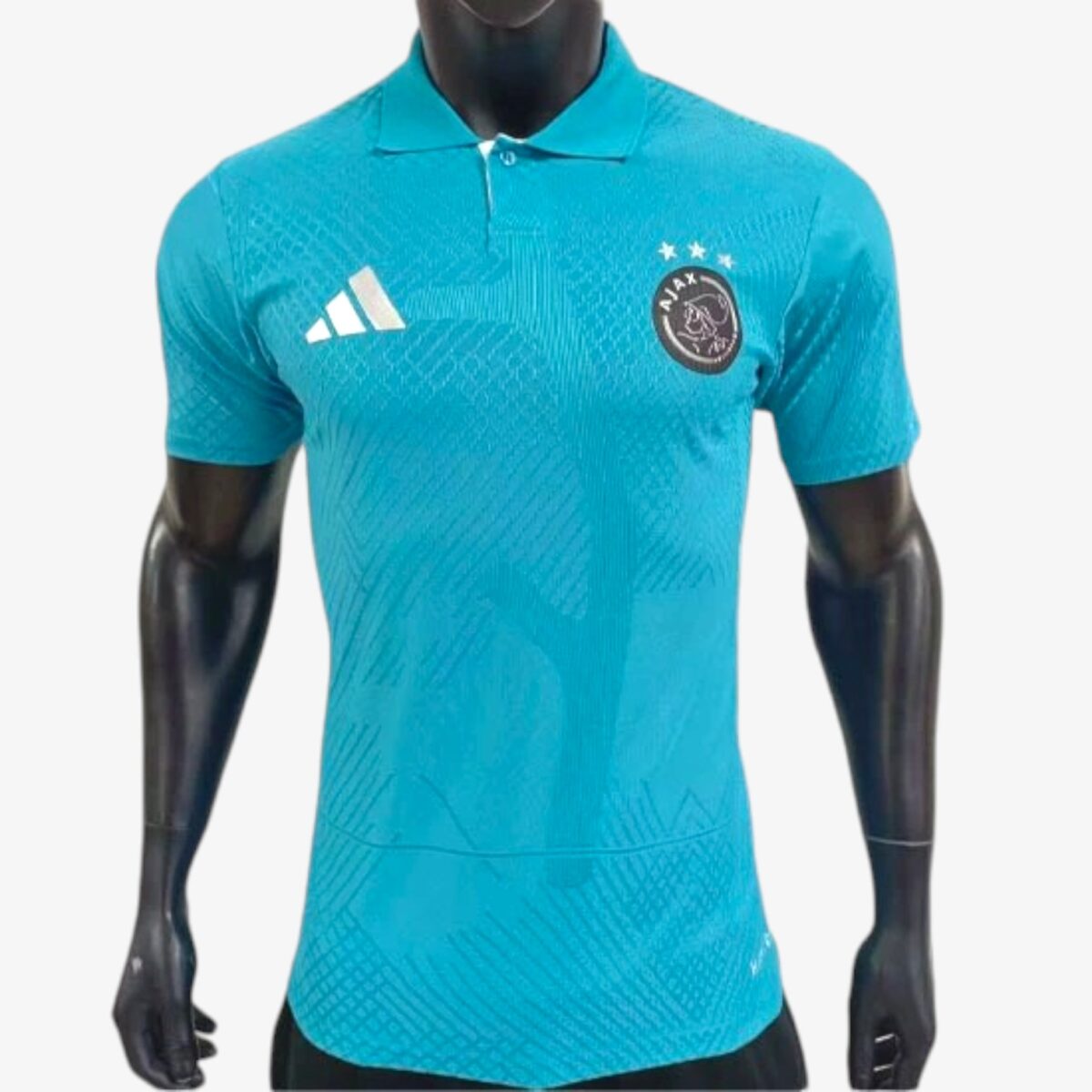 Ajax Amsterdam Sky Blue Player Version Polo Shirt 2025