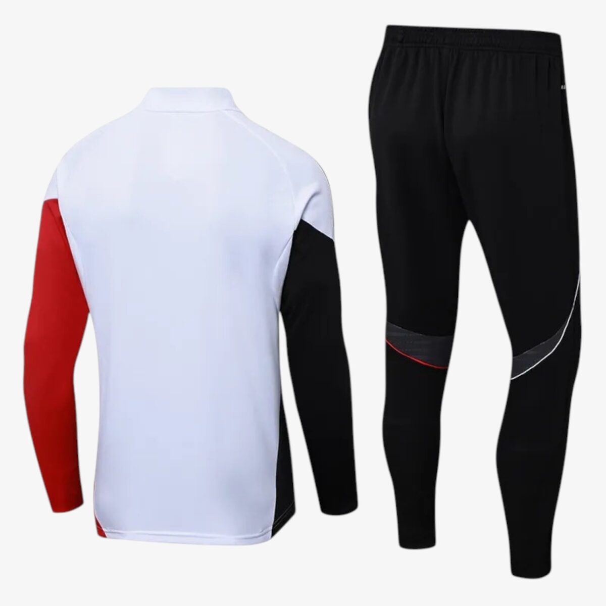 Ajax Amsterdam White Half Pull Tracksuit 2025/26 - Image 2