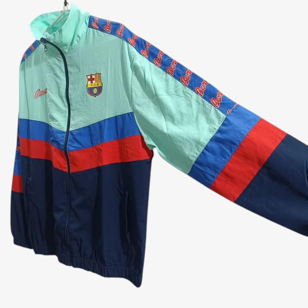 Barcelona Color block Retro Windbreaker 2025/26 - Image 4