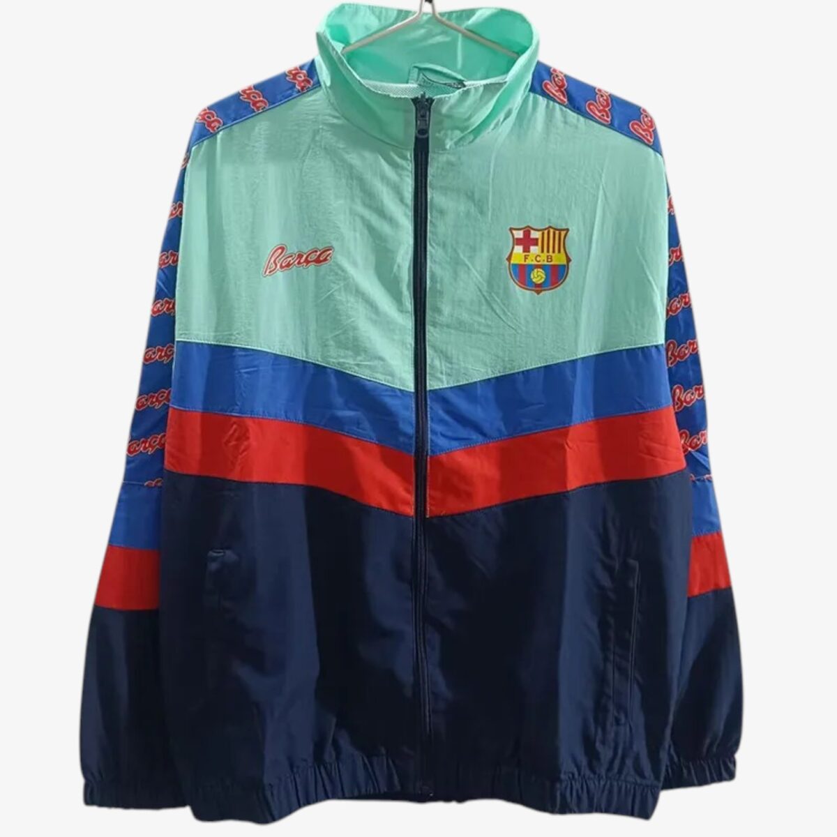 Barcelona Color block Retro Windbreaker 2025/26