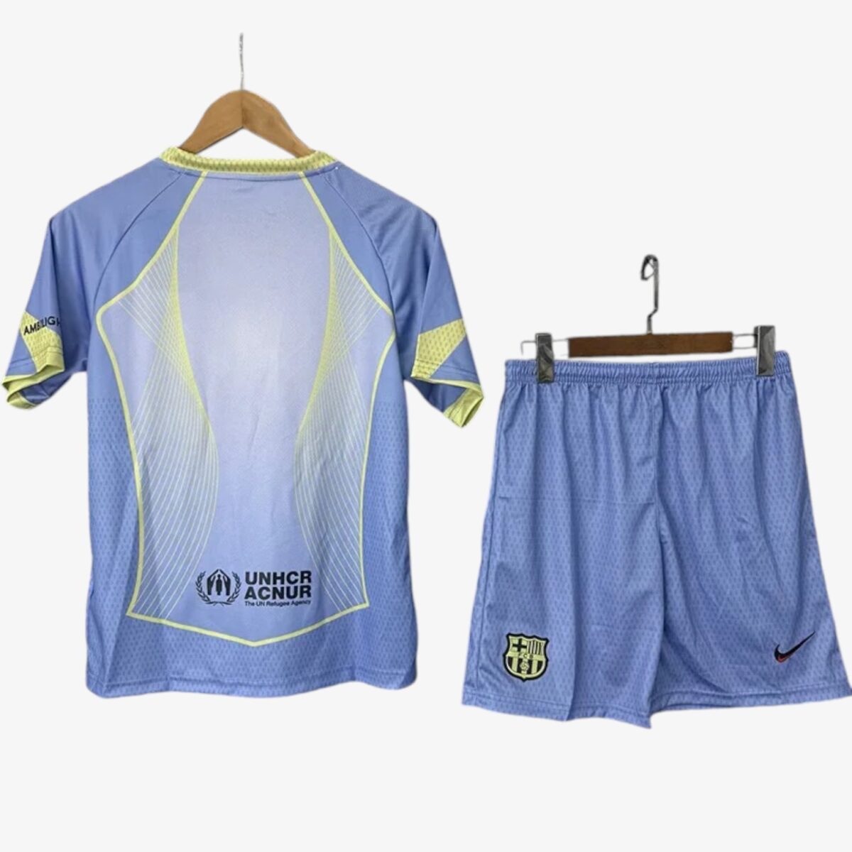 Barcelona Light Blue Kids Soccer Jersey 2025/26 — Kids - Image 2