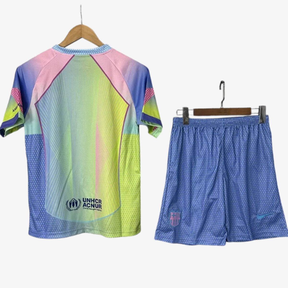 Barcelona Yellow & Blue Kids Soccer Jersey 2025/26 — Kids - Image 2