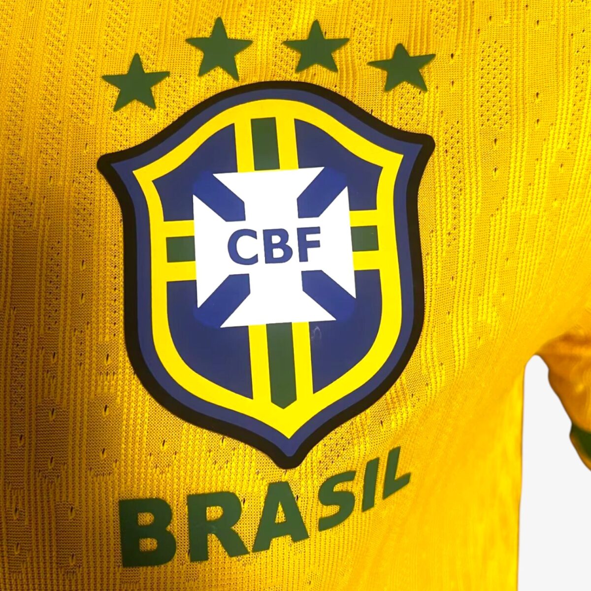 Brazil Home Retro Jersey Player Version 1998 - Image 2