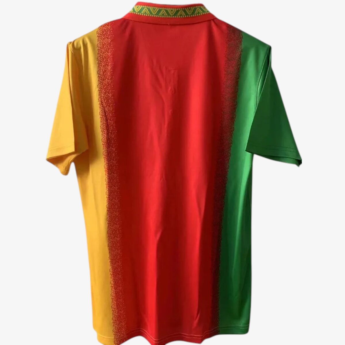 Cameroon Green Red Yellow Retro Jersey 1994 - Image 2