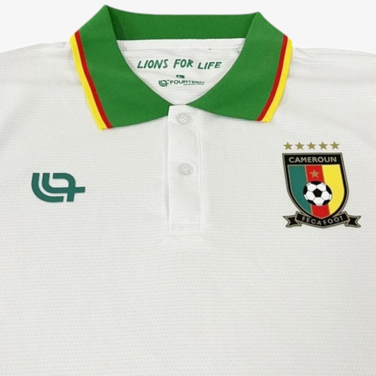 Cameroon White Polo shirts 2025/26 - Image 3