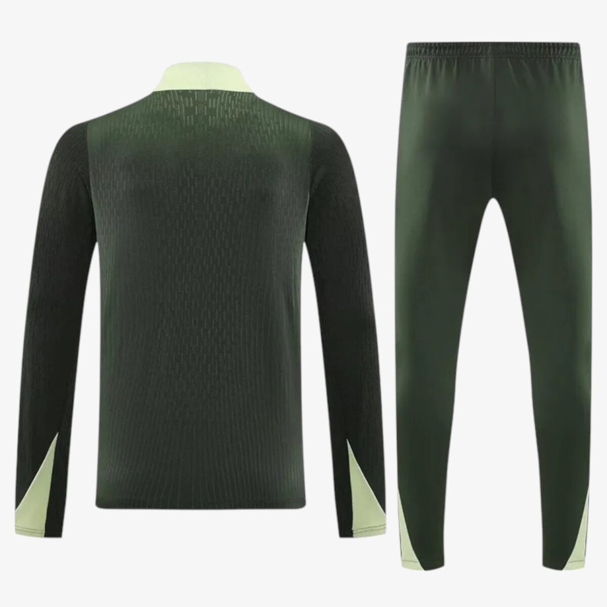 Chelsea Army Green Half Pull Tracksuit 2025/26 - Image 3