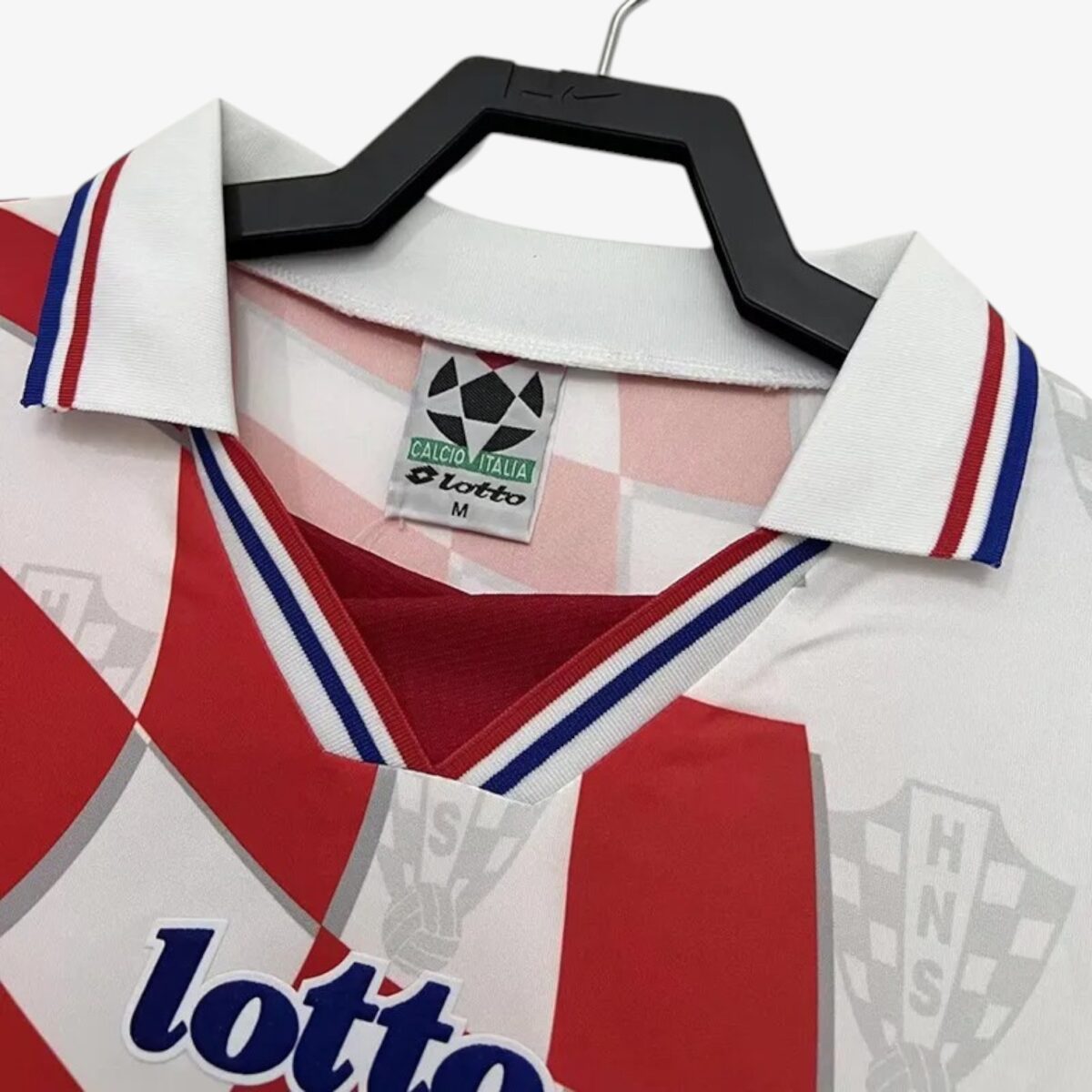 Croatia Home Retro Jersey 1998 - Image 3