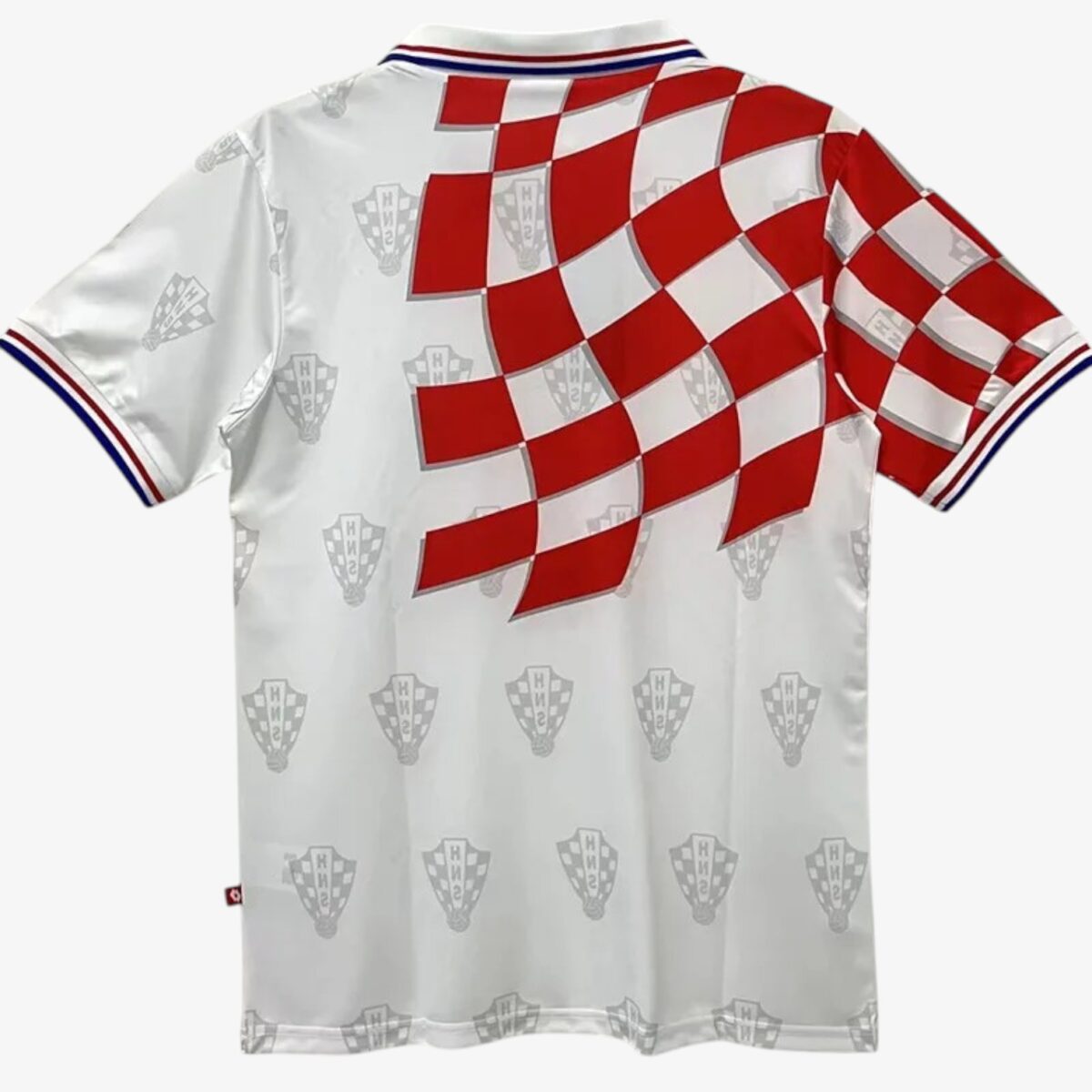Croatia Home Retro Jersey 1998 - Image 2