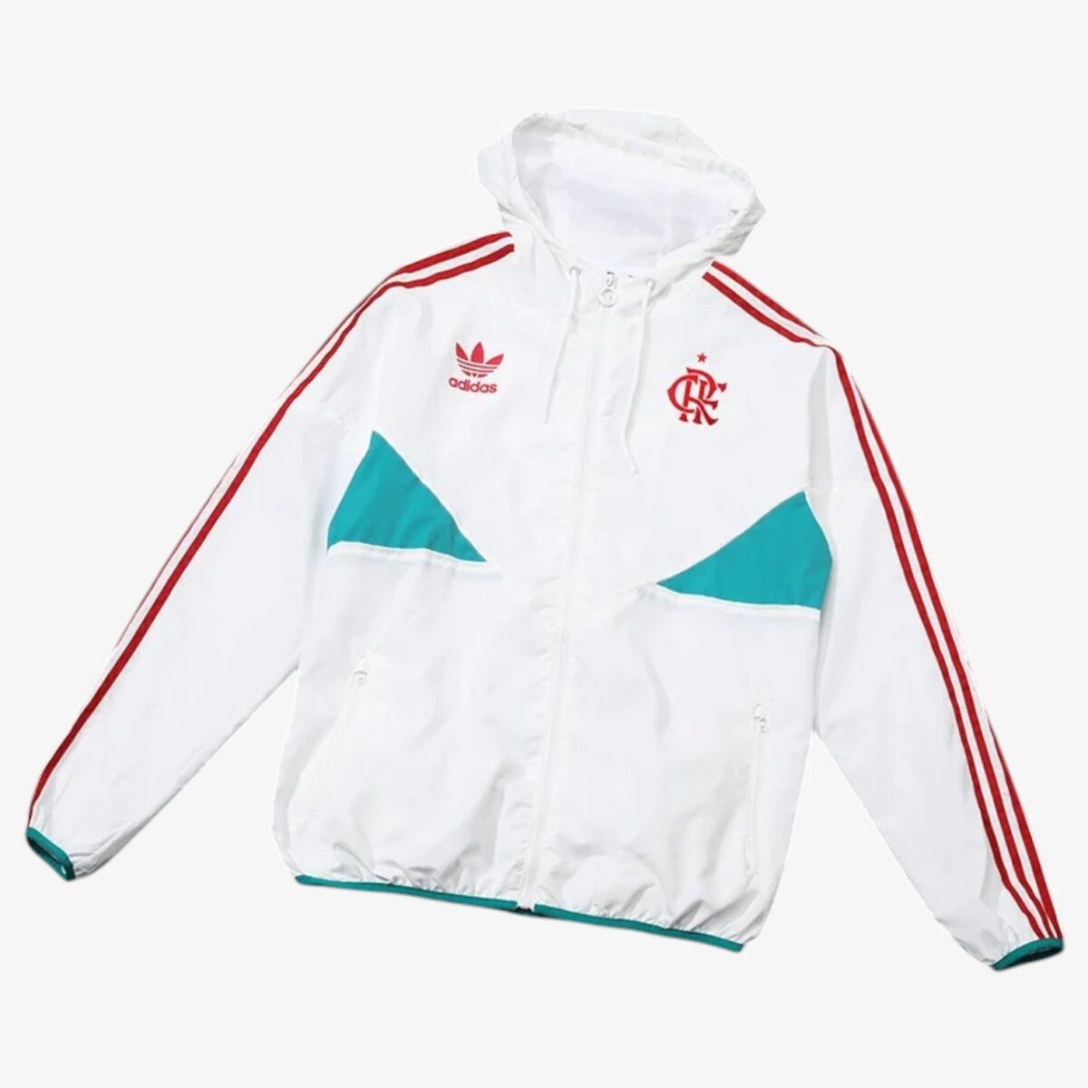 Flamengo White Windbreaker 2024/25