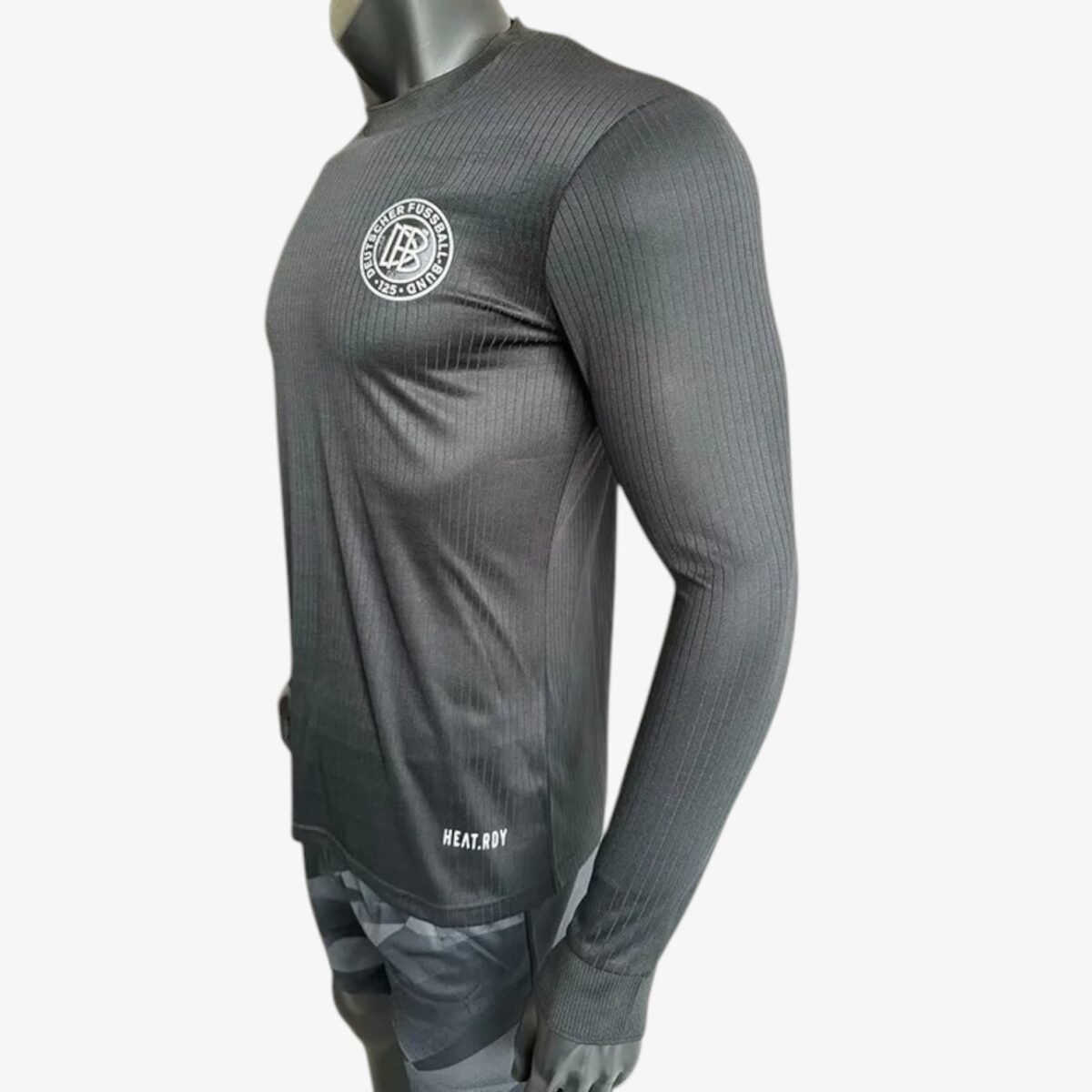 Germany Black 125th Anniversary Long Sleeve Training Jersey 2025/26 - Image 3