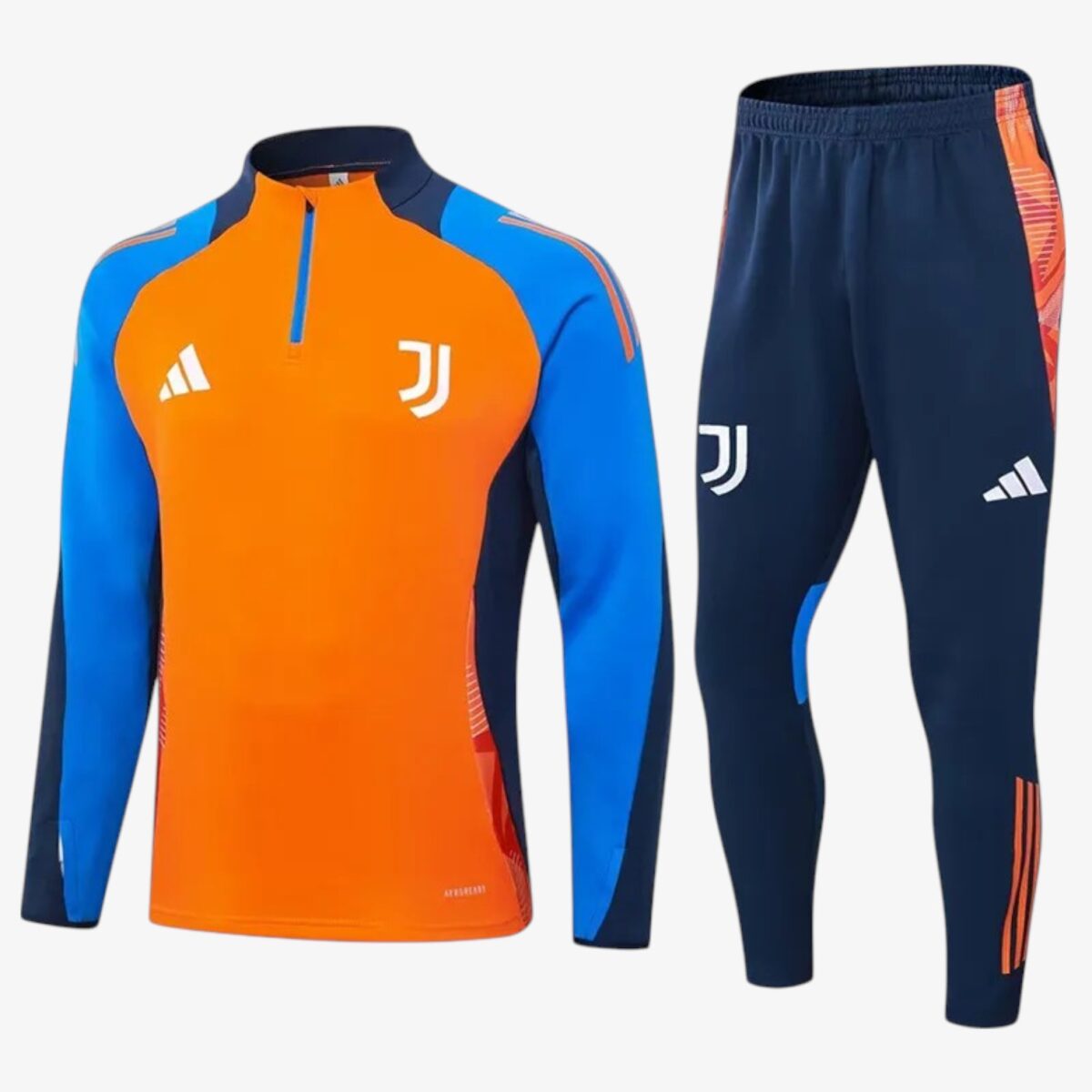 Juventus Orange Half Pull Tracksuit 2024/25
