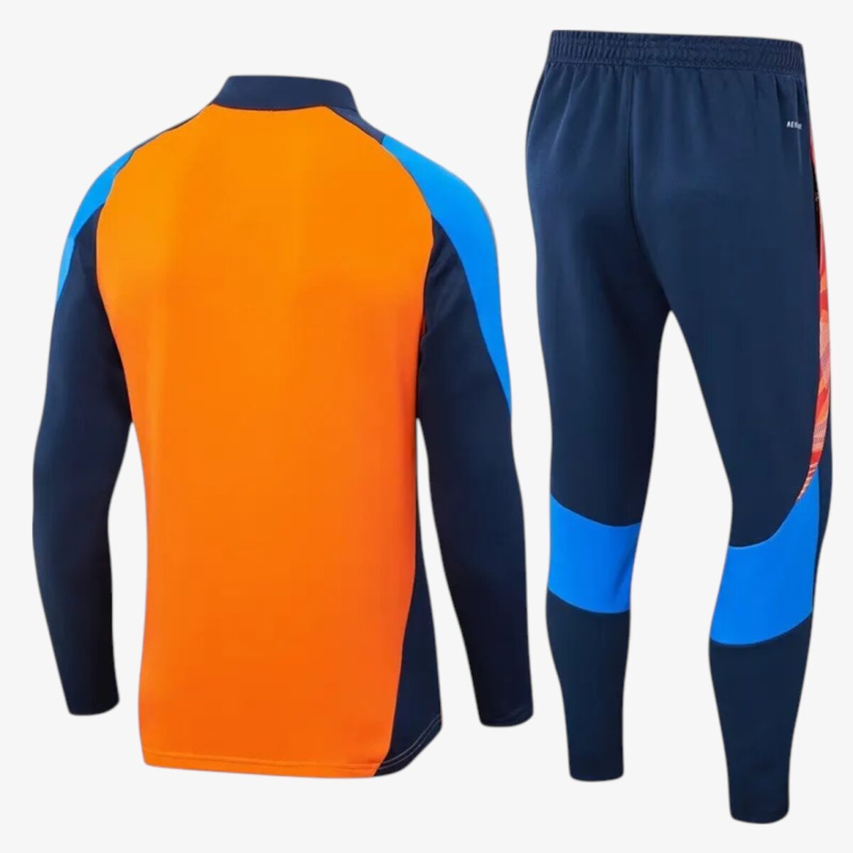 Juventus Orange Half Pull Tracksuit 2024/25 - Image 2