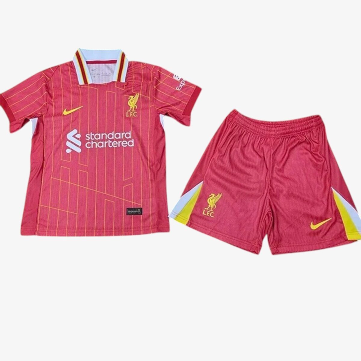 Kids Liverpool Player Version Home Jersey 2024/25