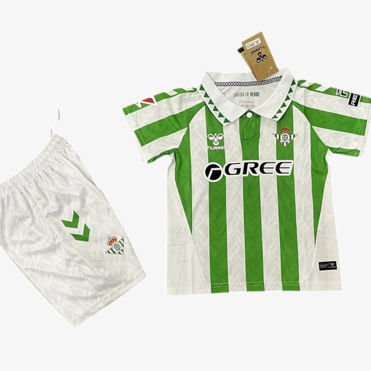 Kids Real Betis Home Jersey 2024/25 - Image 2