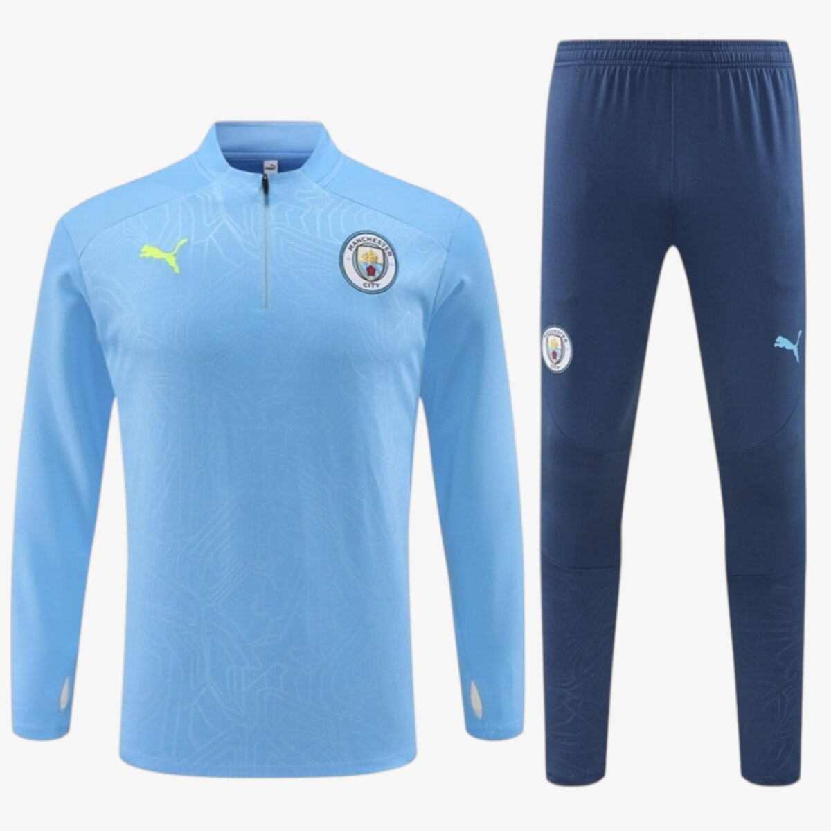 Manchester City Light Blue Steel Printed Track Jacket 2024/25