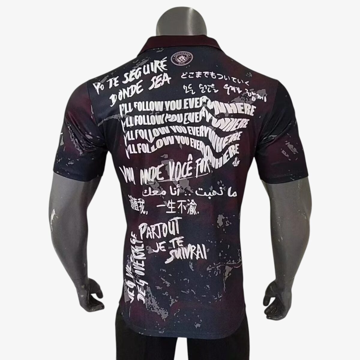 Manchester City Maroon Limited Edition Training Jersey 2025/26 - Image 2