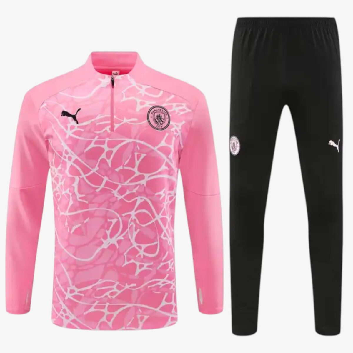 Manchester City Pink Camouflage Style Track Jacket 2024/25