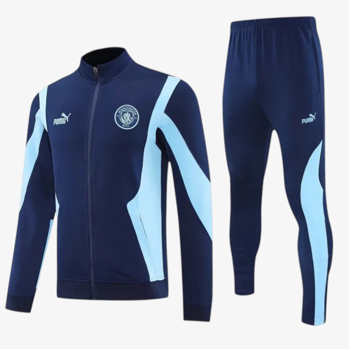 Manchester City Royal Blue Jacket Tracksuit 2025/26 - Image 2
