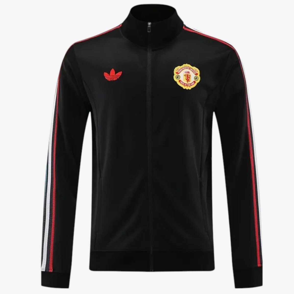 Manchester United Black Jacket Tracksuit 2025/26 - Image 4