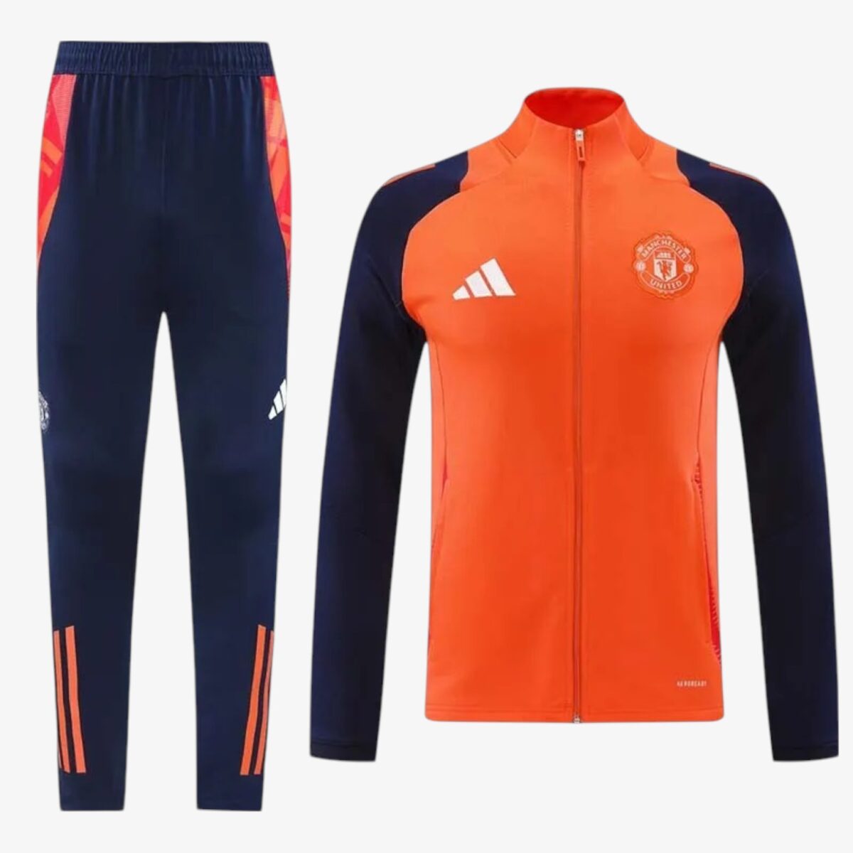Manchester United Orange Jacket Tracksuit 2024/25