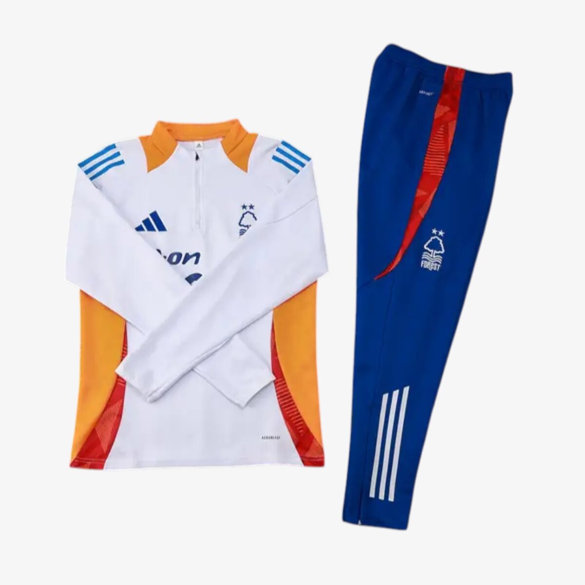 Nottingham Forester White Track Jacket 2024/25 - Image 4