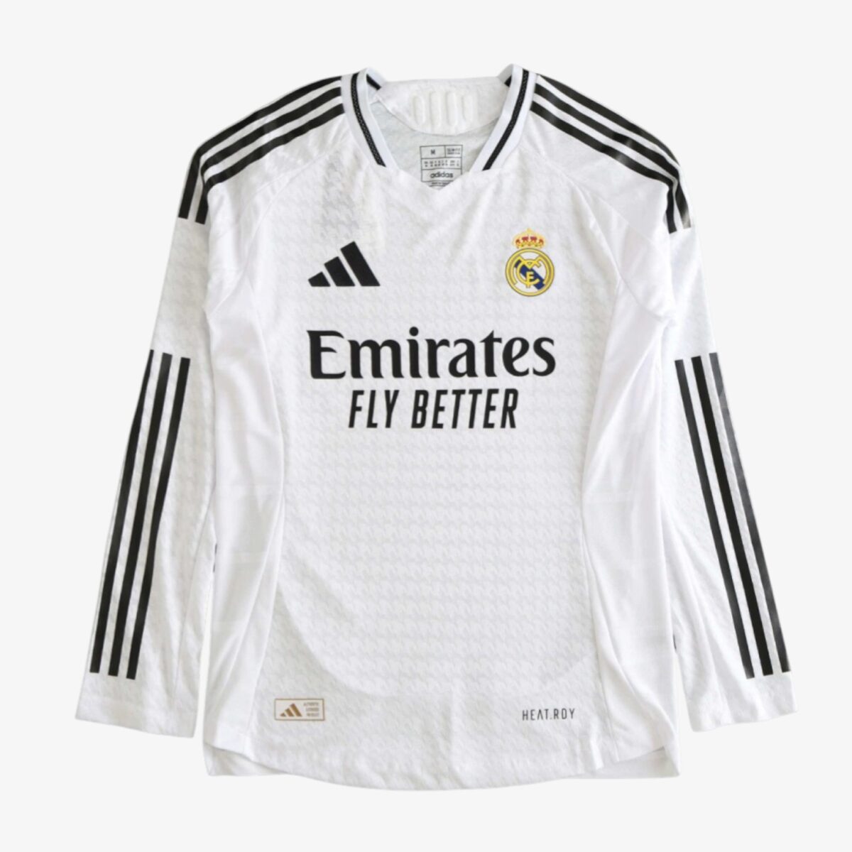 Real Madrid Home Long Sleeve Jersey 2024/25