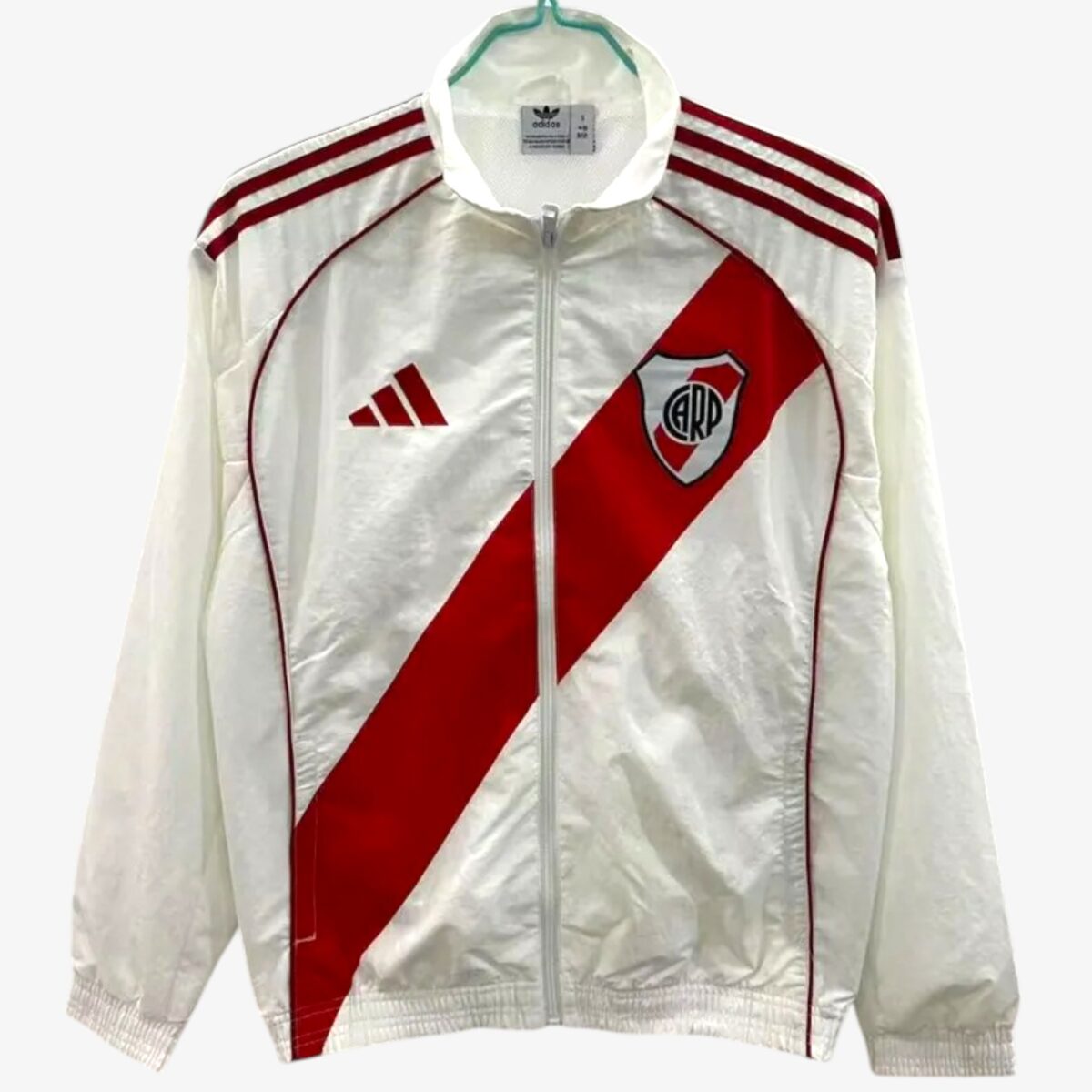 River Plate White Windbreaker 2025/26