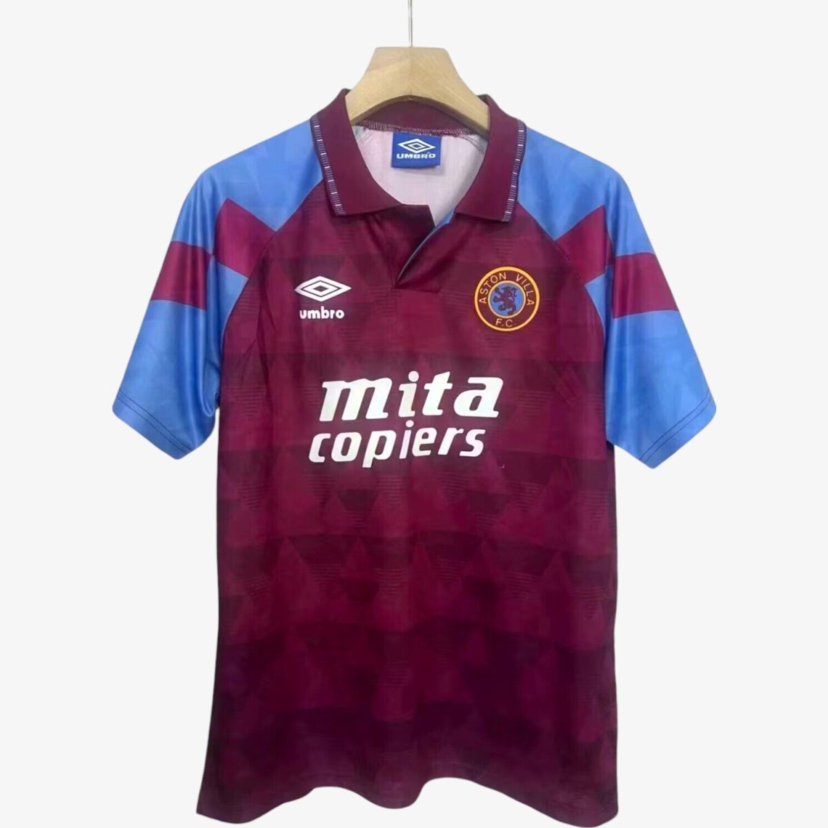 Aston Villa Home Retro Jersey 1990