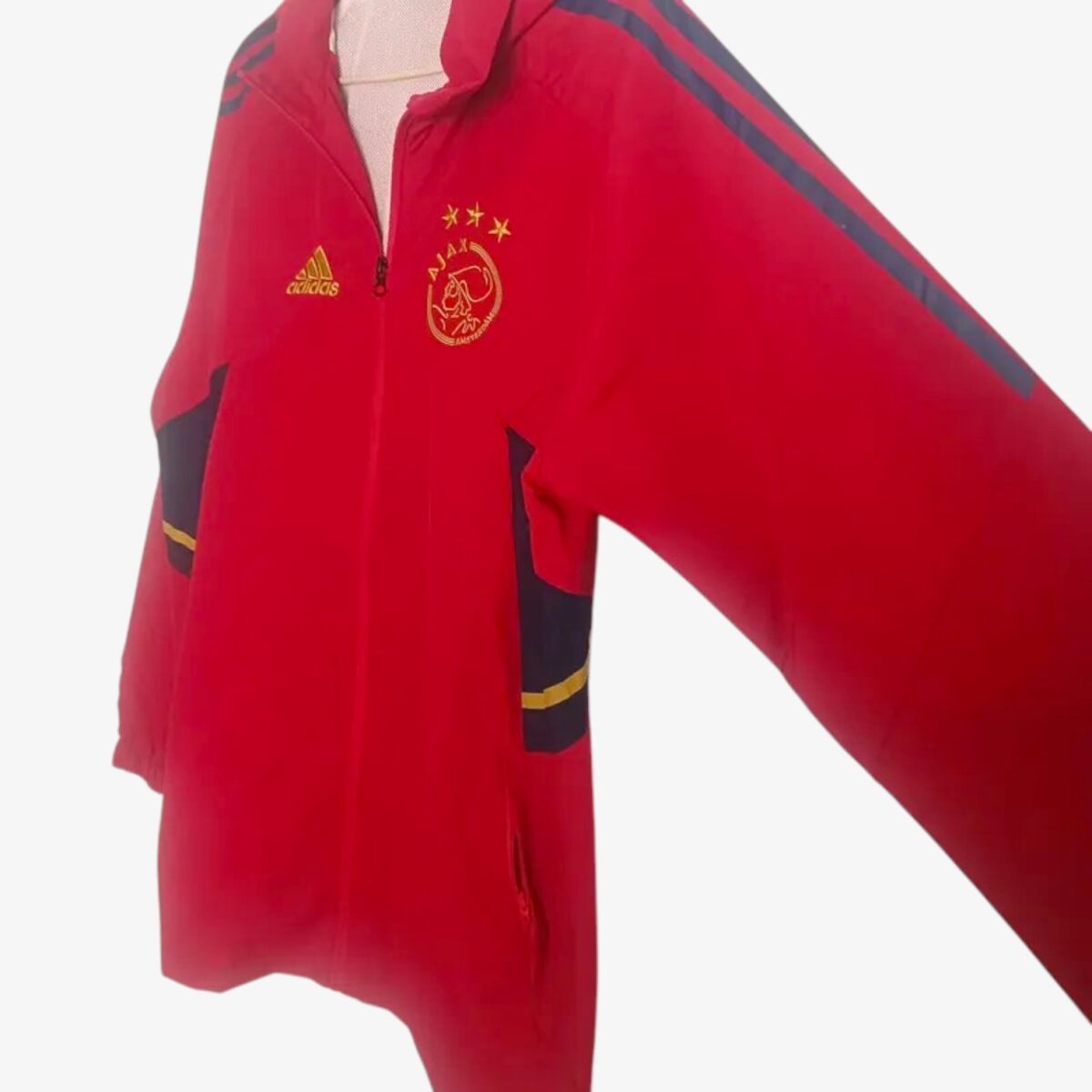 Ajax Amsterdam Red Black Hooded Windbreaker 2024/25 - Image 3