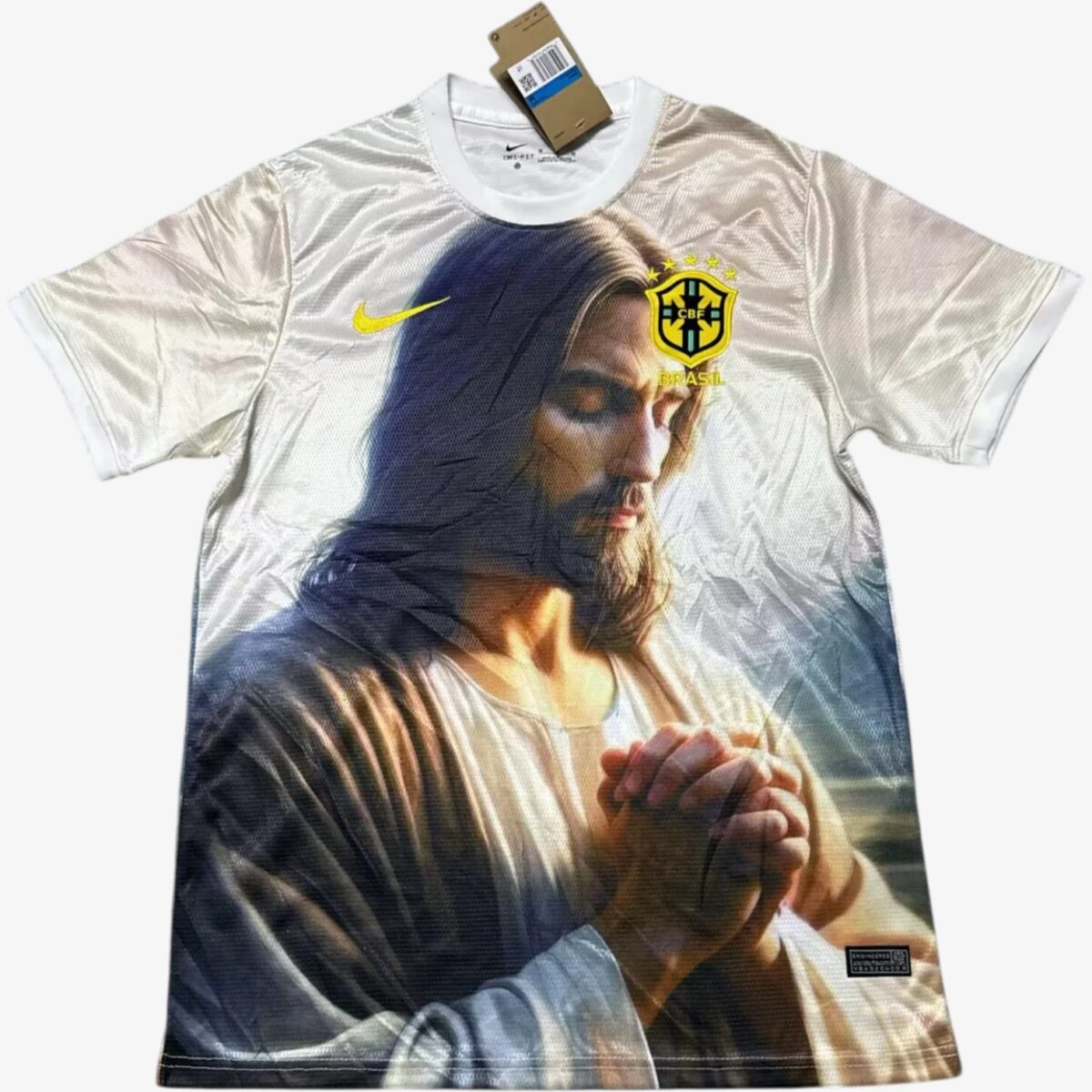 Brazil Jesus White Jersey 2025/26