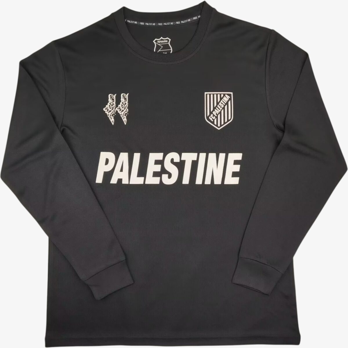 Palestine Full Black Memories Long Sleeve Jersey 2024/25