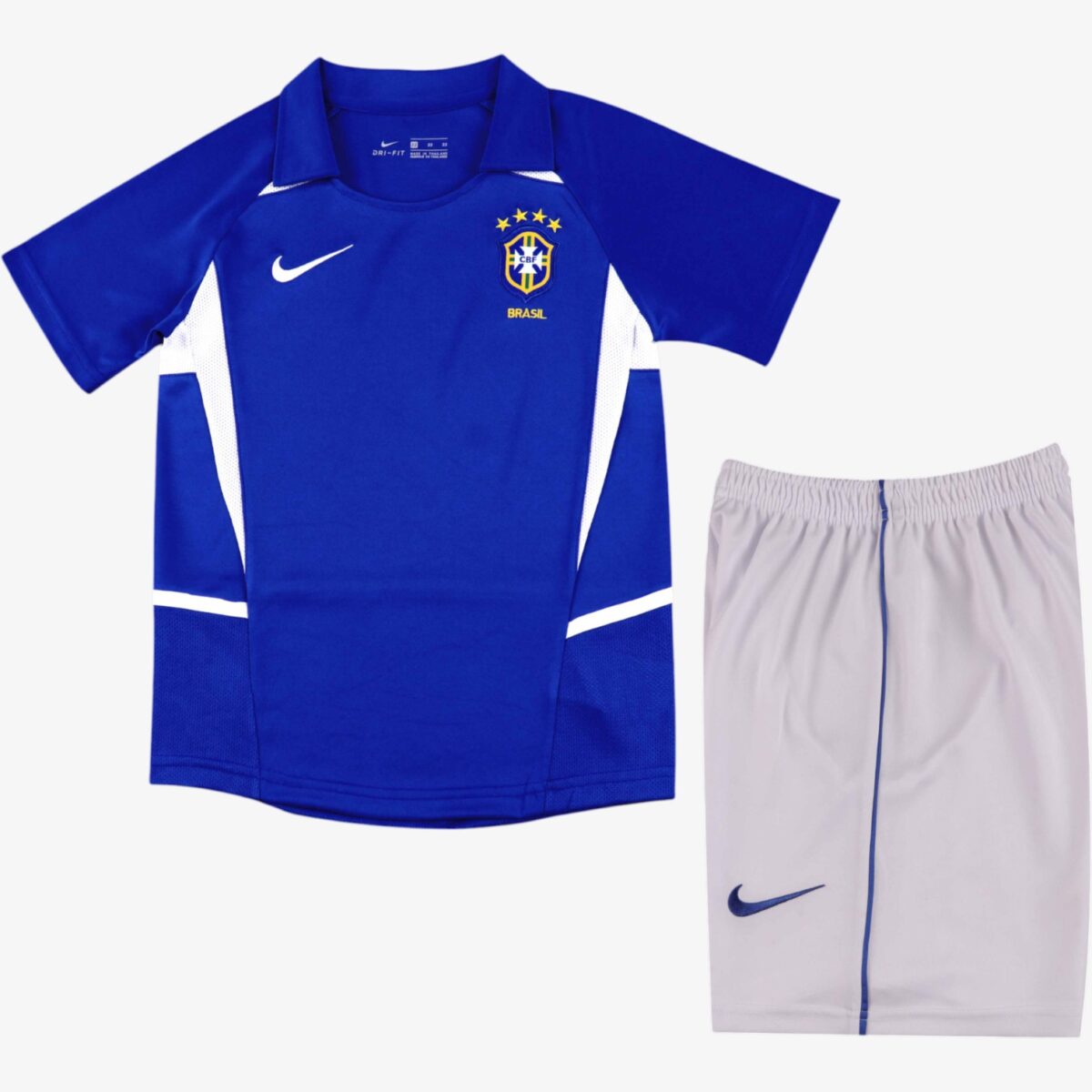 Kids Brazil Away Jersey 2002