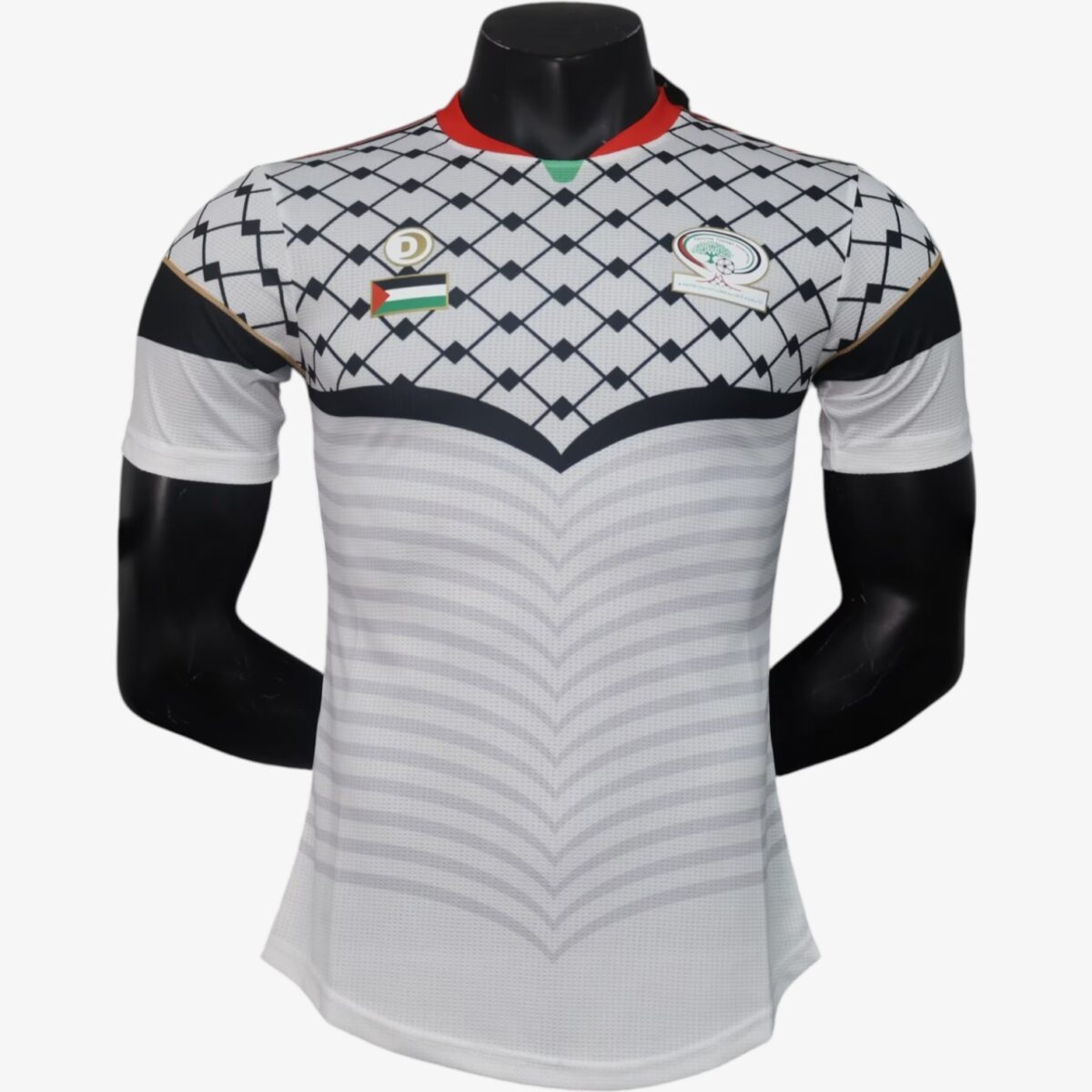 Palestine White Red Player Version Jersey 2024/25