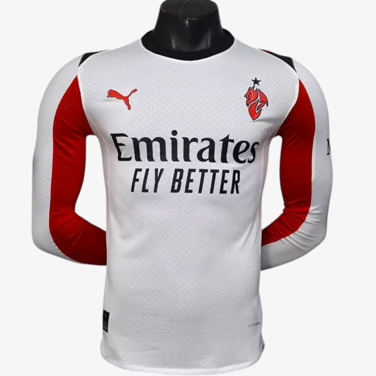 AC Milan Away Training Long Sleeve Jersey 2025/26