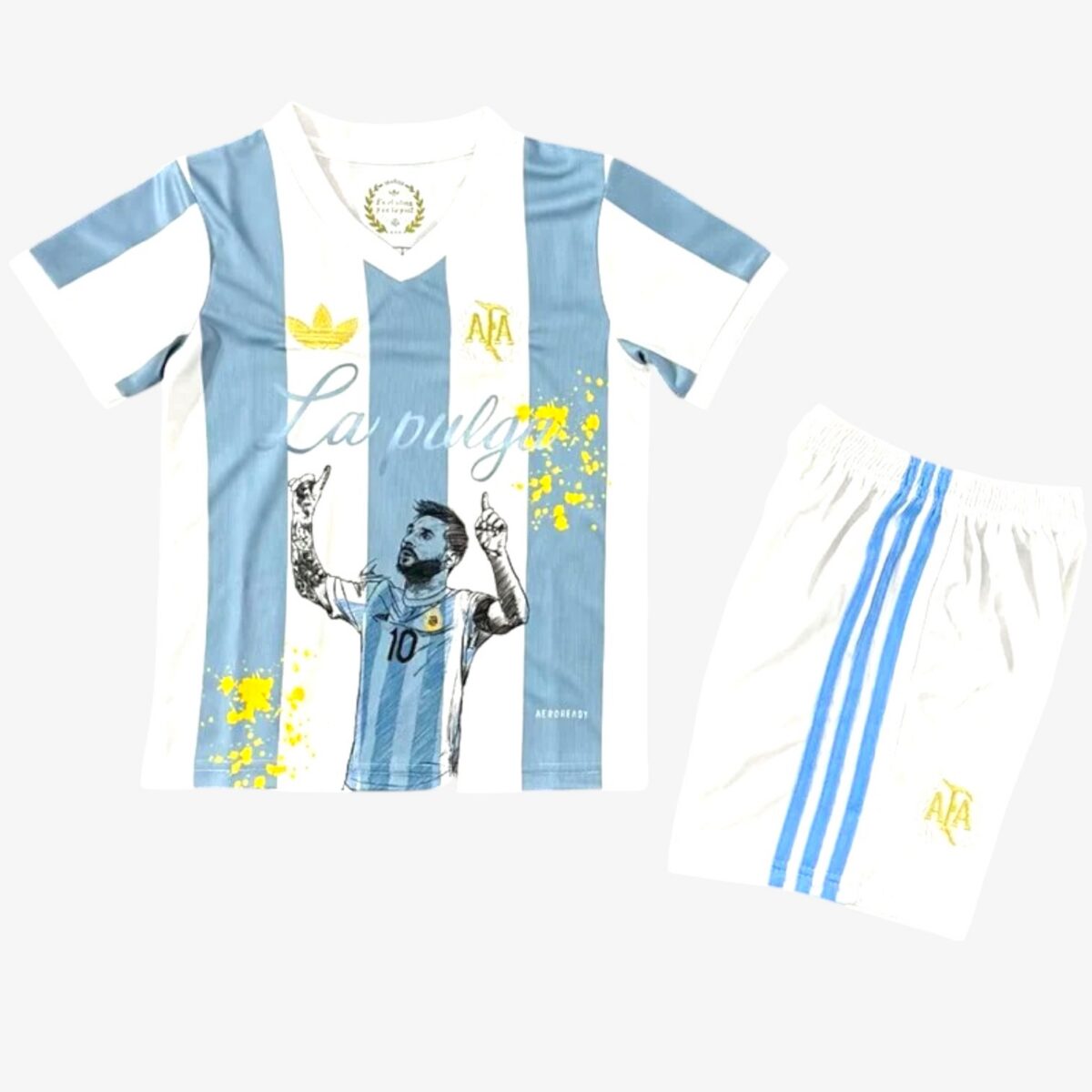 Argentina Messi Graffiti Edition Jersey 2025/26 — Kids