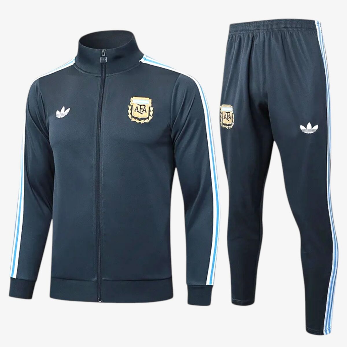 Argentina Stone Blue Retro Edition Jacket Tracksuit 2025/26 — Kids