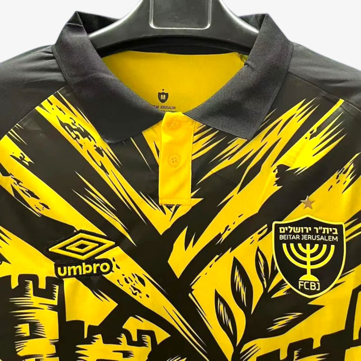 Beitar Jerusalem FC Yellow Training Shirts 2025/26 - Image 3