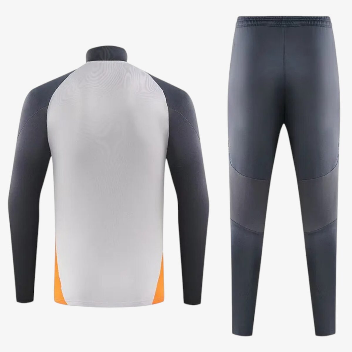Benfica Grey Half Pull Tracksuit 2024/25 - Image 2
