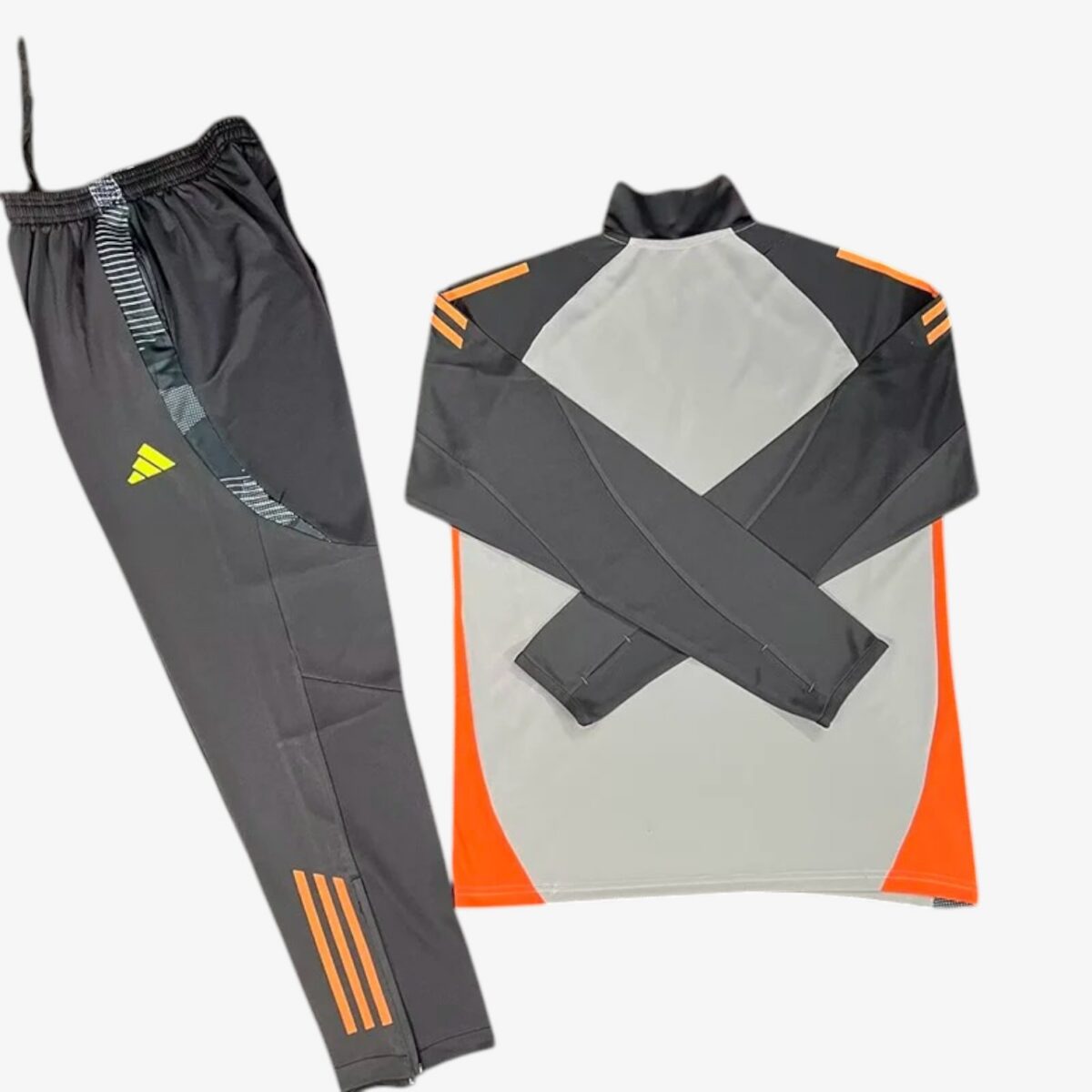 Benfica Grey Half Pull Tracksuit 2024/25 - Image 4